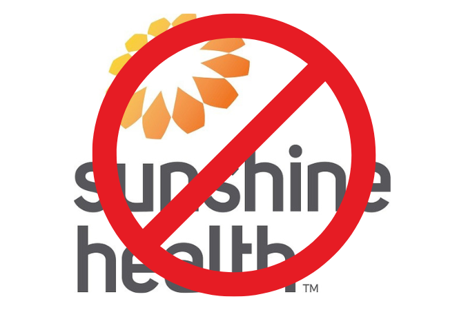 Sunshine Health Not Accepted